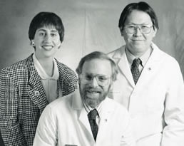 Marcy Waldinger, Max Wicha, MD and Alfred Chang, MD