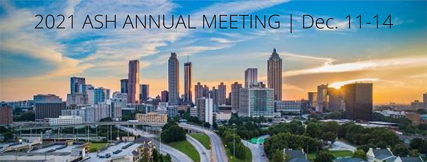 image of the Atlanta skyline and the dates of the 63rd American Society of Hematology Annual Meeting