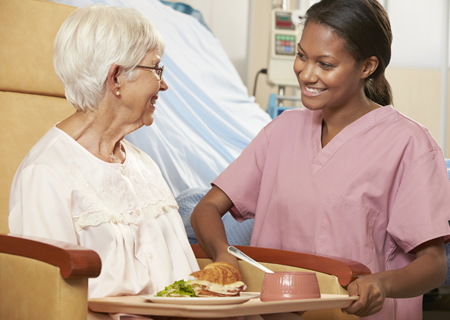 image of nurse with patient