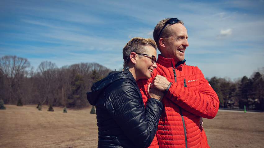 Chris Zimmer and his wife, Kathy