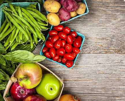 image of fresh vegetables and fruit