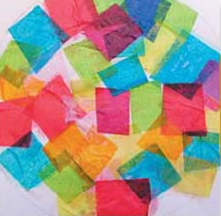 Tissue Paper Collage