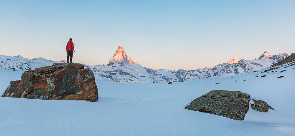 image of mountain climber