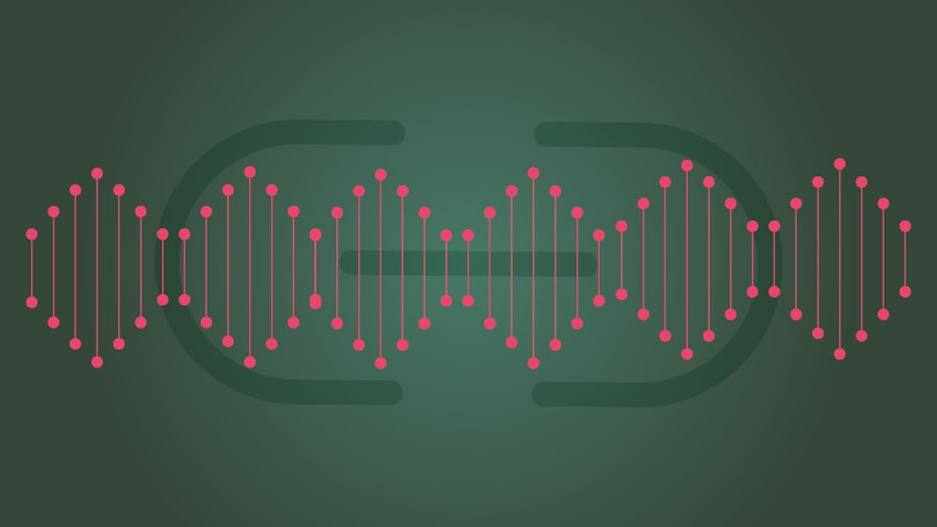 graphic representation of DNA