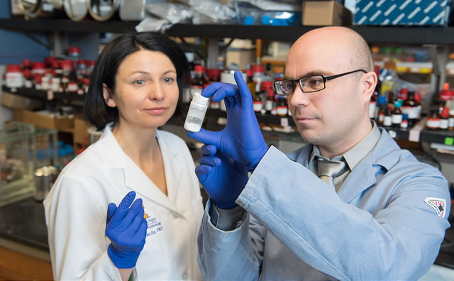 Jolanta Grembecka, Ph.D. with Dmitry Borkin