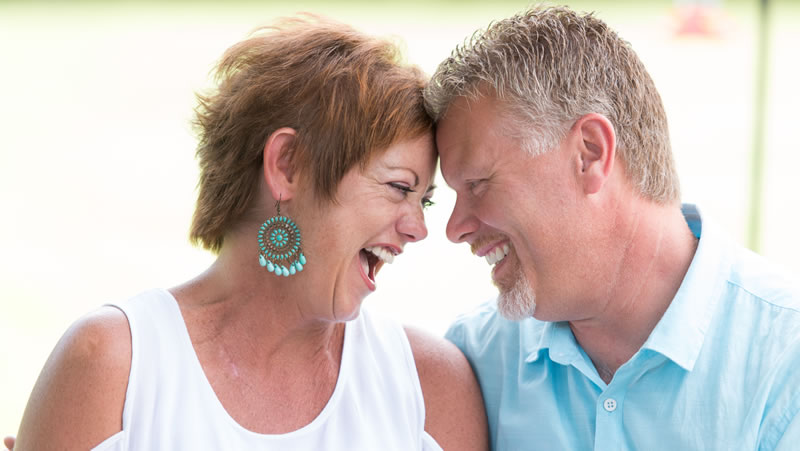 Janet Schuler with her husband, Brian