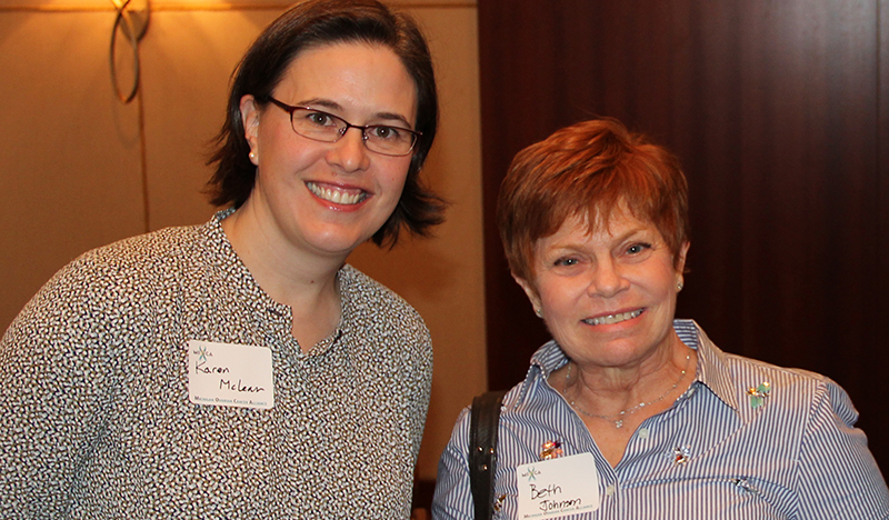 Karen McLean, MD, PhD and Beth J. Johnson