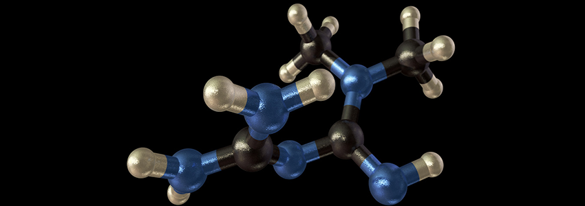 Metformin molecular model