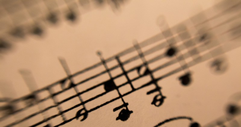 image of sheet music