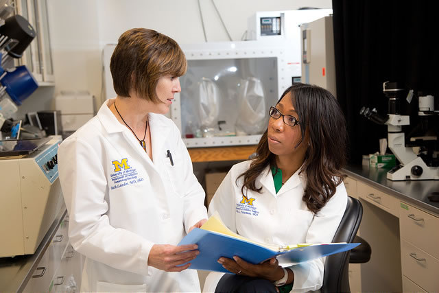 Elizabeth Lawlor, MD, PhD and Erika Newman, MD
