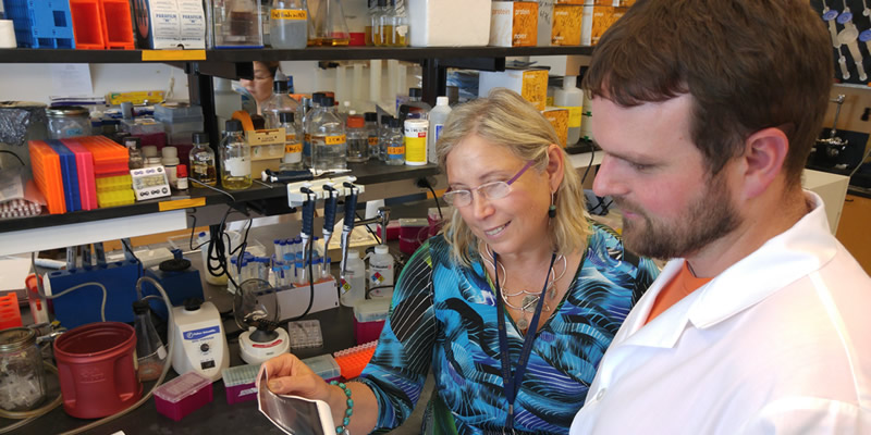 Sofia Merajver, MD, PhD and Joel Yates, PhD