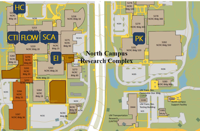 University Of Michigan Campus Map