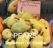 Pears: September-October
