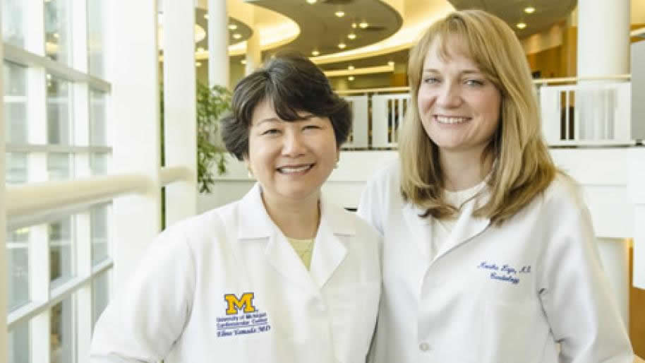 Elina Yamada, M.D., and Monika Leja, M.D.,