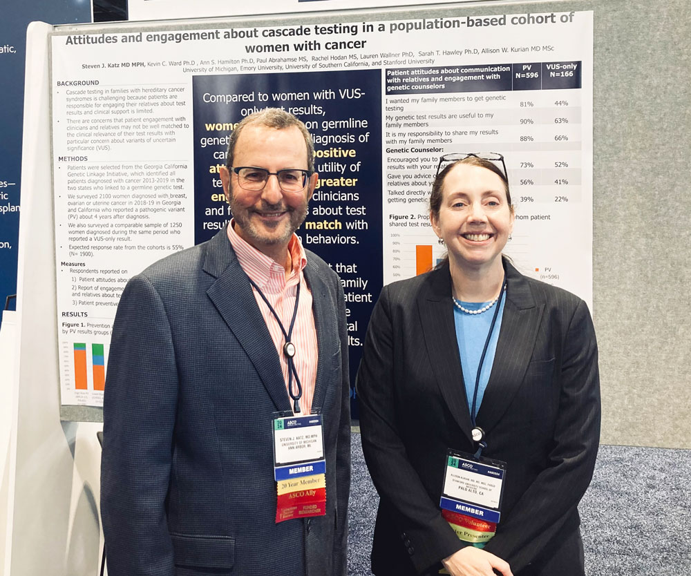Steven Katz, M.D., M.P.H. and Allison Kurian, M.D., M.Sc.
