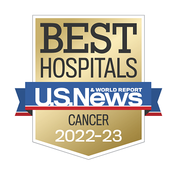 U.S. News best cancer hospitals badge