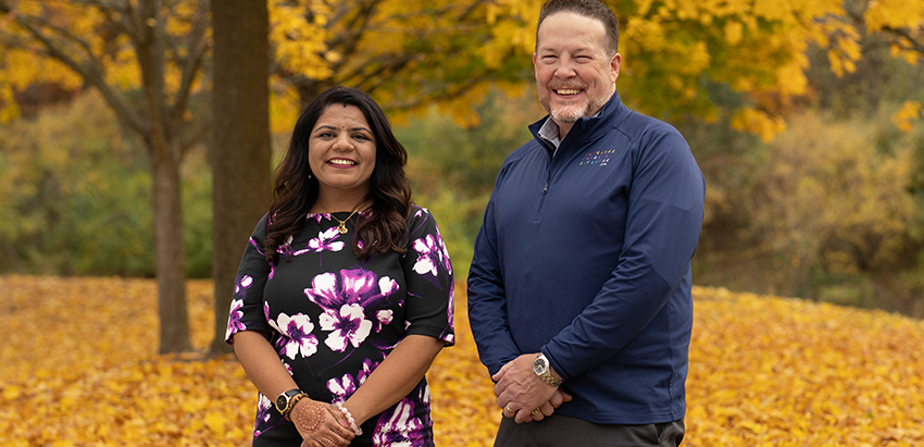 Chaplains Shama Mehta and Bruce Paul 