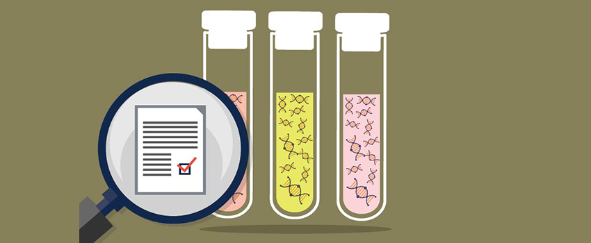 Illustration of genetic testing