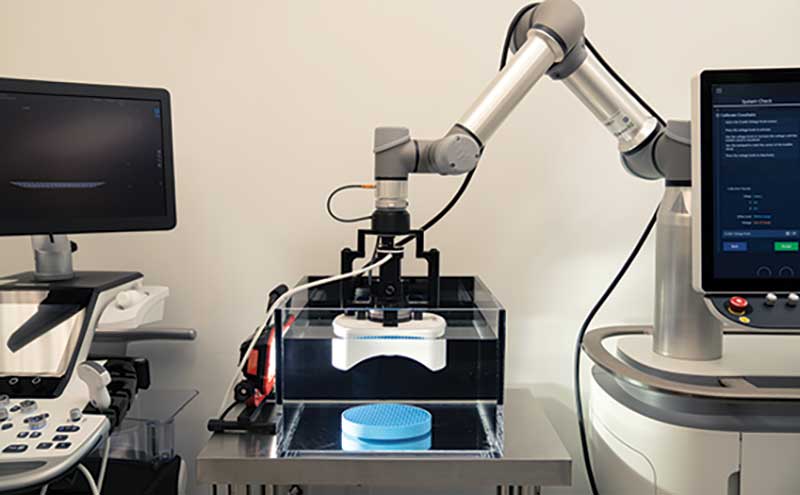Image of the histotripsy machine