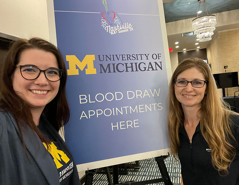 ALK Initiative team members Stacy Fry and Mary Horn