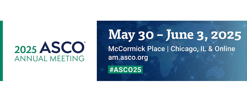 Banner from the 2025 Annual ASCO meeting
