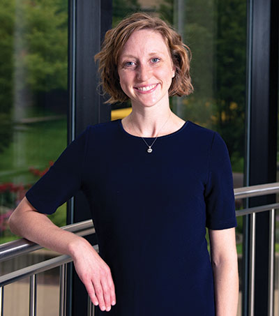 Calista Harbaugh MD, MSc is a young white woman