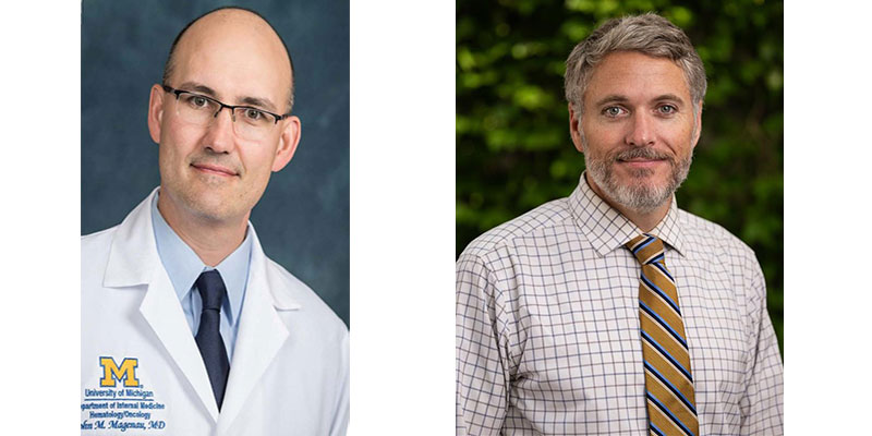John Magenau, M.D. on the left and Kyle Cuneo, M.D.