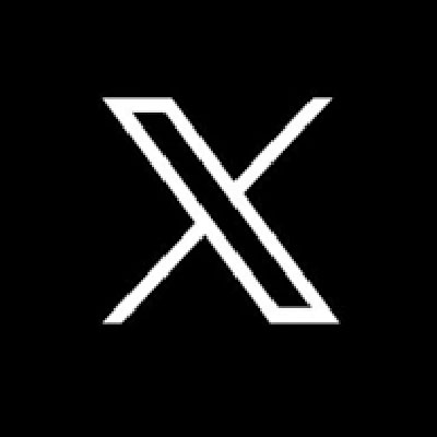 the X logo is a white X in a black square