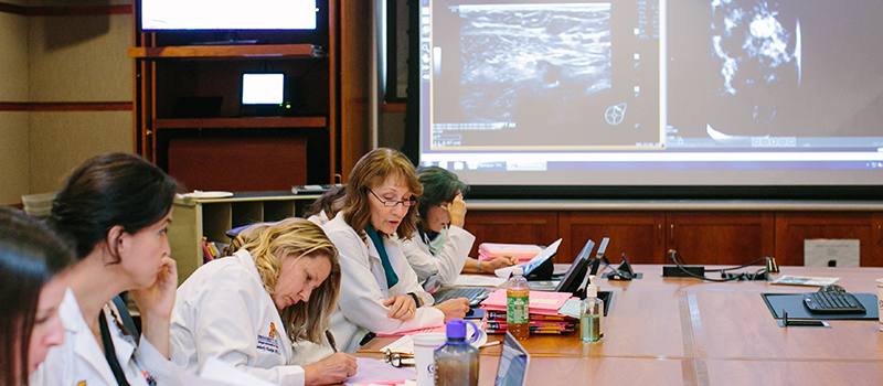 Tumor board at the Rogel Cancer Center involves the entire care team